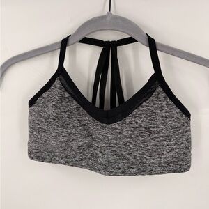 Beyond Yoga Womens Space Grey Strappy Sports Bra Size Small Racerback